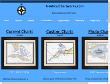 Tablet Screenshot of nauticalchartworks.com